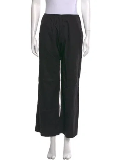 Pre-owned Leset Wide Leg Pants In Black
