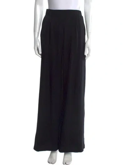 Pre-owned Leset Wide Leg Pants In Black