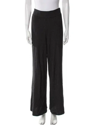 Pre-owned Leset Wide Leg Pants In Black