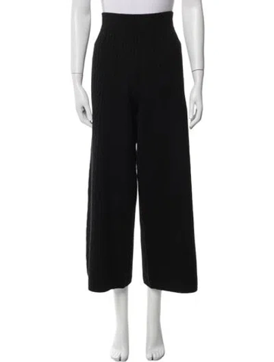 Pre-owned Leset Wide Leg Pants In Black