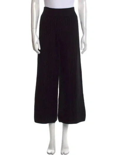 Pre-owned Leset Wide Leg Pants In Black