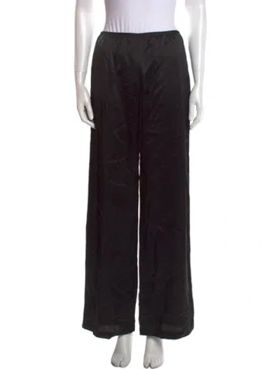 Pre-owned Leset Wide Leg Pants In Black