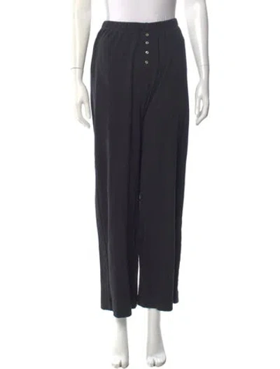 Pre-owned Leset Wide Leg Pants In Black