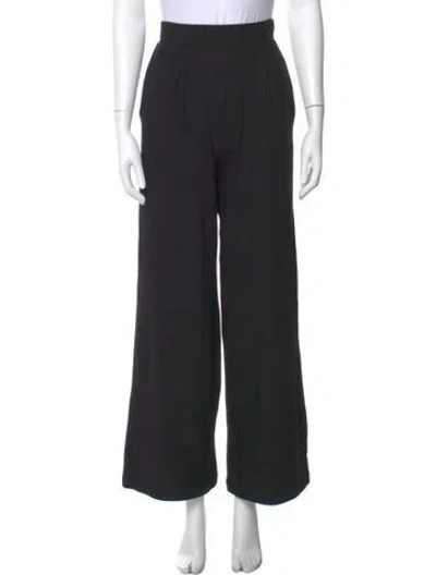 Pre-owned Leset Wide Leg Pants In Black