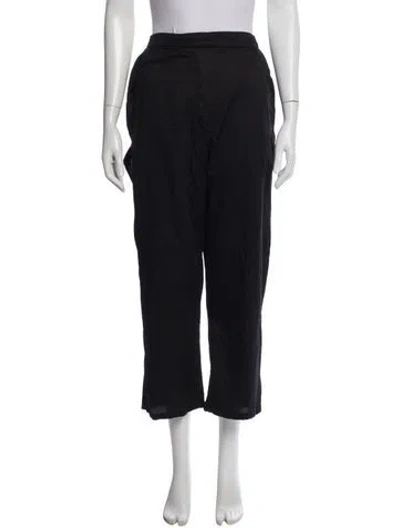 Pre-owned Leset Wide Leg Pants In Black