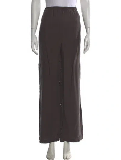 Pre-owned Leset Wide Leg Pants In Black