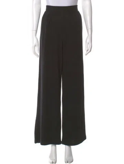 Pre-owned Leset Wide Leg Pants In Black
