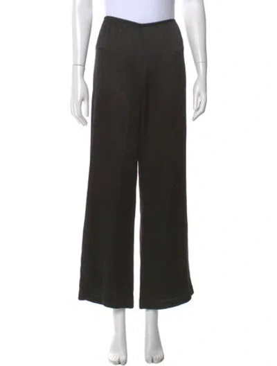 Pre-owned Leset Wide Leg Pants In Black