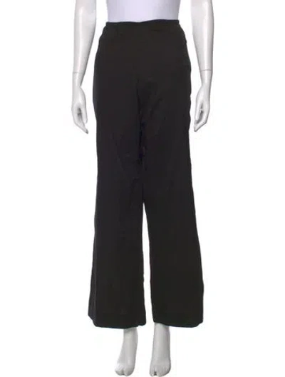Pre-owned Leset Wide Leg Pants In Black