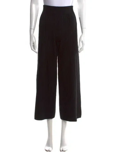 Pre-owned Leset Wide Leg Pants In Black