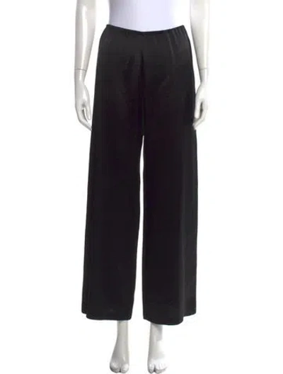 Pre-owned Leset Wide Leg Pants In Black
