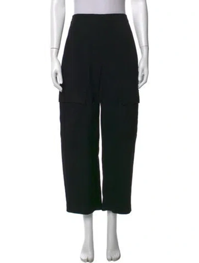 Pre-owned Leset Wide Leg Pants In Black