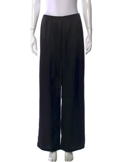 Pre-owned Leset Wide Leg Pants In Black