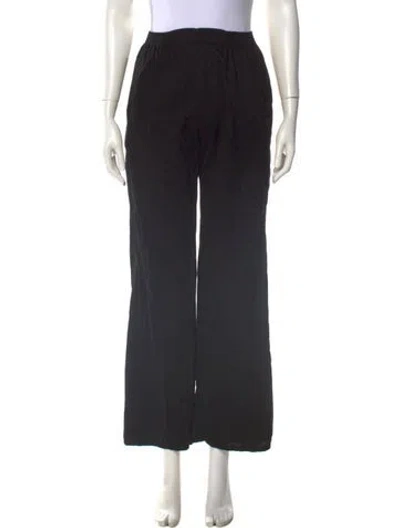 Pre-owned Leset Wide Leg Pants In Black