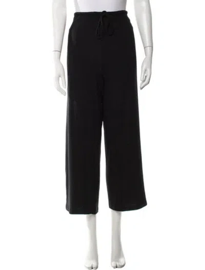 Pre-owned Leset Wide Leg Pants In Black