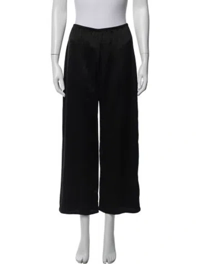 Pre-owned Leset Wide Leg Pants In Black