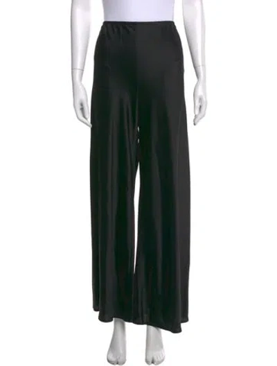 Pre-owned Leset Wide Leg Pants In Black