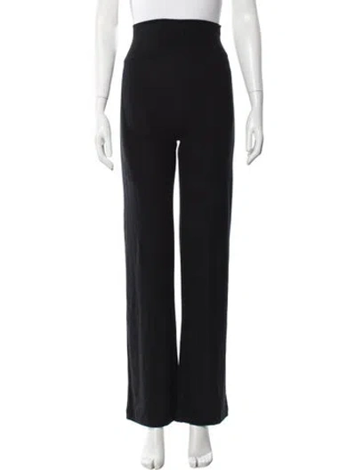Pre-owned Leset Wide Leg Pants In Black