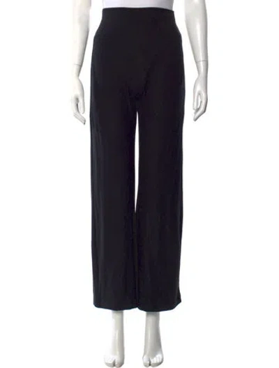Pre-owned Leset Wide Leg Pants In Black