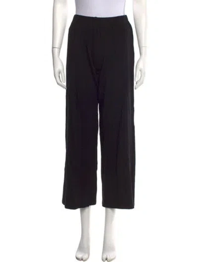 Pre-owned Leset Wide Leg Pants In Black