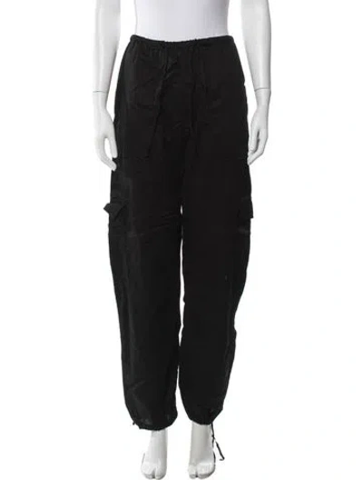 Pre-owned Leset Wide Leg Pants In Black