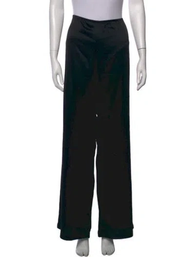 Pre-owned Leset Wide Leg Pants In Black