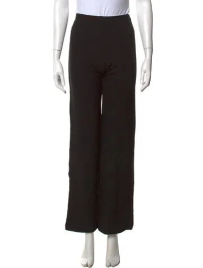 Pre-owned Leset Wide Leg Pants In Black