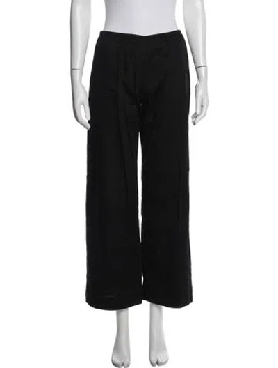 Pre-owned Leset Wide Leg Pants In Black