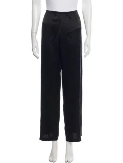 Pre-owned Leset Wide Leg Pants In Black