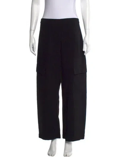 Pre-owned Leset Wide Leg Pants In Black