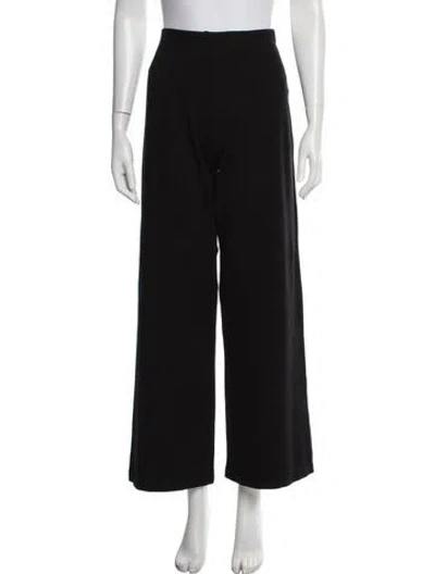 Pre-owned Leset Wide Leg Pants In Black