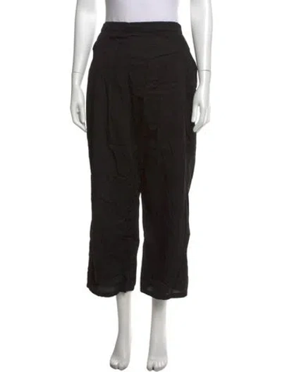 Pre-owned Leset Wide Leg Pants In Black