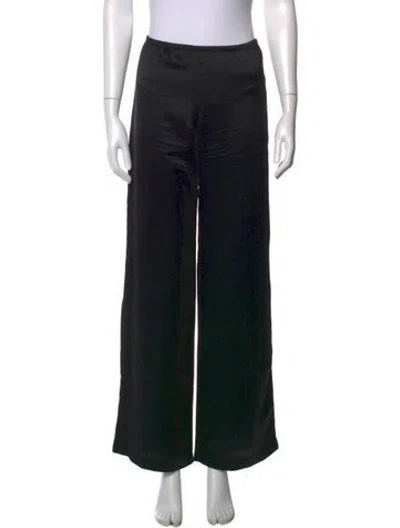 Pre-owned Leset Wide Leg Pants In Black