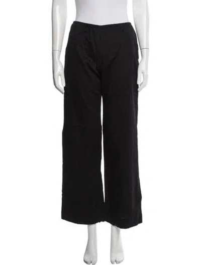 Pre-owned Leset Wide Leg Pants In Black