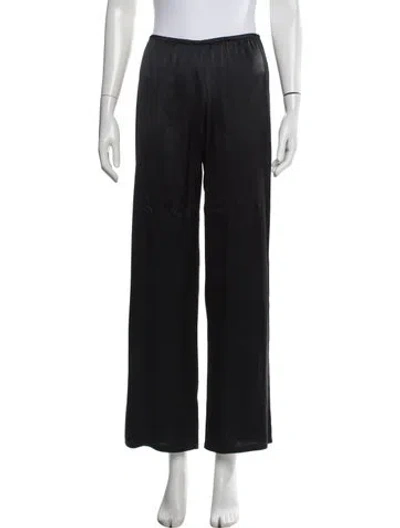 Pre-owned Leset Wide Leg Pants In Black