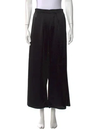 Pre-owned Leset Wide Leg Pants In Black
