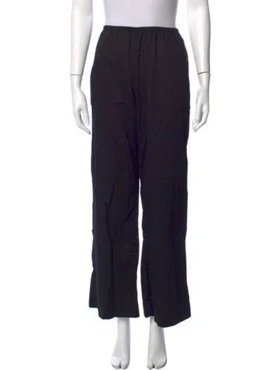 Pre-owned Leset Wide Leg Pants In Black