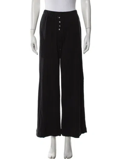 Pre-owned Leset Wide Leg Pants In Black