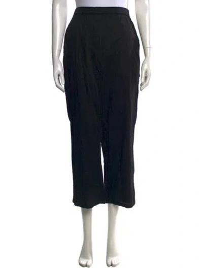 Pre-owned Leset Wide Leg Pants In Black