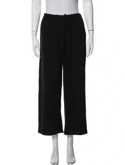 Pre-owned Leset Wide Leg Pants In Black
