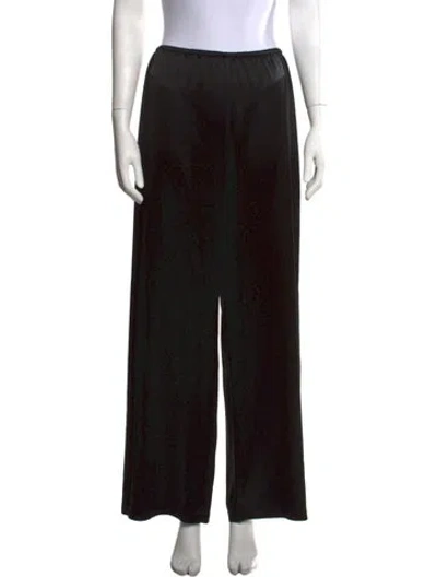 Pre-owned Leset Wide Leg Pants In Black