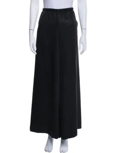 Pre-owned Leset Wide Leg Pants In Black