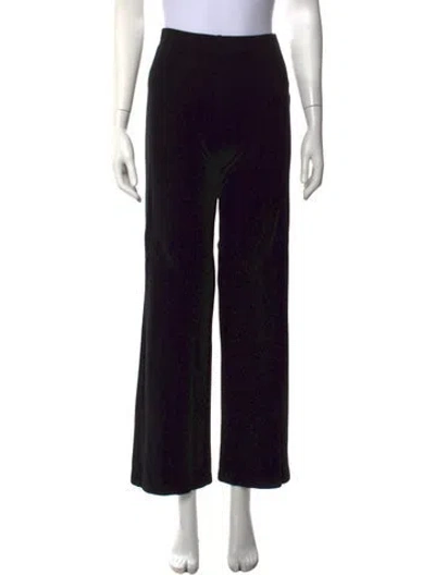 Pre-owned Leset Wide Leg Pants In Black