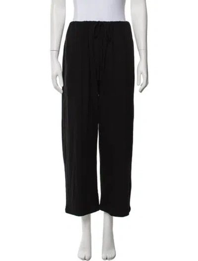 Pre-owned Leset Wide Leg Pants In Black