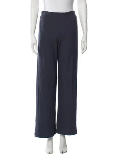 Pre-owned Leset Wide Leg Pants In Blue