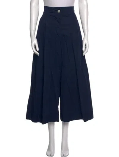 Pre-owned Leset Wide Leg Pants In Blue