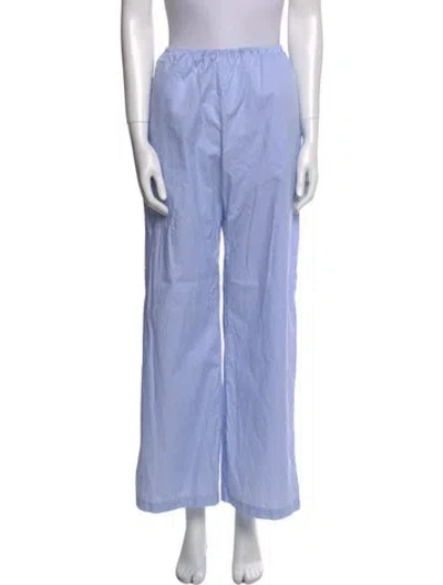 Pre-owned Leset Wide Leg Pants In Blue