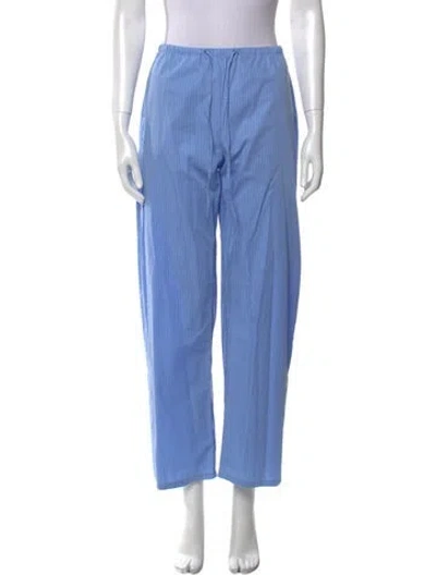 Pre-owned Leset Wide Leg Pants In Blue