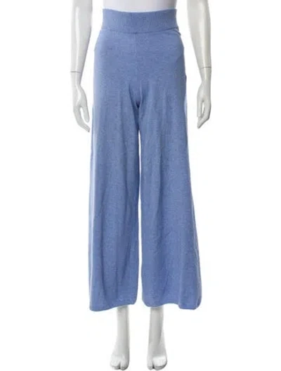 Pre-owned Leset Wide Leg Pants In Blue