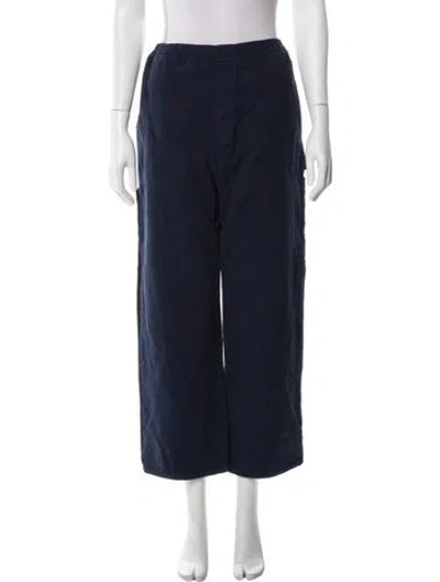 Pre-owned Leset Wide Leg Pants In Blue